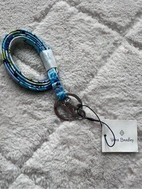 Vera Bradley| "Blueberry Blooms" Breakaway Lanyard | New With Tags
